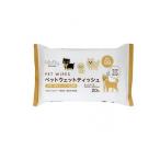 明石通商 ペット ウェットティッシュ 大判・厚手 全身用 20枚入 (1個)