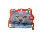 キャティーマン ねこくびわ ル・コリエ メヌエット スタイリッシュ デニムリボン  1個入 (LCM406) (1個)