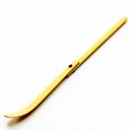 野点用 茶杓 折り畳み式 白竹 抹茶掬い 茶道具 茶の湯用品 お点前用