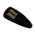 MIUMIU ミュウミュウ バレッタ 5IF092 068 F0002 レディース ブラック