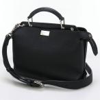 FENDI フェンディ 2WAY ピーカブー 7VA506 A91A ハンドバッグ レザー 【中古】 メンズ ブランド Aランク