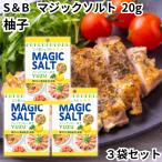 エスビー マジックソルト ミニ 柚子 ゆず 20g 3袋セット 詰め替え 小分け ミニパウチ ファスナー付き スパイス 塩 しお