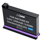 新品Insta360 X4 互換バッテリー【2500mA