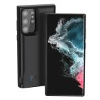 【大容量4800mAh】Samsung Galaxy S22大容量バッテリーケース 軽量急速充電耐衝撃ケース型充電ケース 保護ケース 携帯充電器 旅行用 PSE認証済 1年保証