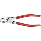 ds-KNIPEX クニペックス 9781-180 エンドスリーブ用 圧着ペンチ 工具 ツール DIY 作業工具 道具