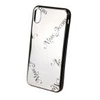 マークジェイコブス iPhoneケース iPhoneXSMax MARC JACOBS M0015073 シルバー系 ハードケース ブランドコラボ スマホケース レディース