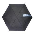 JENNI(ジェニィ) ガールズ 雨晴兼用傘 雨傘 折りたたみ傘 折傘 シンプル おしゃれ かわいい 通学 女の子 55cm ブラック 1000350