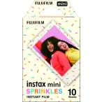 富士フイルム チェキフイルム 10枚入 絵柄 (フォトスライド) instax mini SPRINKLES（スプリンクルズ） WW 1