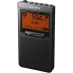 ソニー PLLシンセサイザーラジオ SRF-T355 _ FM/AM/ワイドFM対応 片耳イヤホン付属 ブラック SRF-T355 B