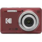 KODAK (コダック) PIXPRO FZ55RD デジタルカメラ 光学5倍ズーム 広角 28mm 2.7インチ液晶画面 (レッド)