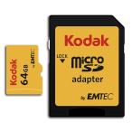 Kodak 64GB クラス10 UHS-I U1 MicroSDXCカー�