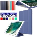 iPad ケース 2025 A17Pro 第7/8/9世代 Air 10.9インチ iPad Pro mini6 ケース 2025 第10/11世代 ケース TPUソフトケース 三つ折り【ネコポス】