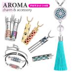 【コットン付き特典】アロマペンダント ネックレス アロマネックレス 香水 アロマオイル用 アラベスクデザイン メンズ レディース【YUPT】