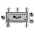 N-CAT(エヌキャット) アンテナ分配器 4分配器 全端子電通型 屋内用 4K8K対応 NCD4EP-PP