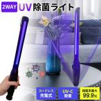 除菌ライト 殺菌ライト 殺菌灯 殺菌ランプ 紫外線 UV 充電式 ウイルス対策 風邪 コロナ対策 インフルエンザ対策 ライト ランプ 手持ち 置き型