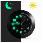 時計 温度計 コンパス 車用 時計 ミニ時計 車の 空気ベント クォーツ時計 クリップ 自動 空気出口 腕時計 カースタイリング