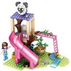 レゴ 互換品 子ども キッズ ハウス 4点セット 滑り台 ミニフィグ ブロック 玩具 プレゼント ギフト 誕生日プレゼント 入園ギフト おすすめ