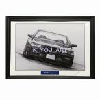 日産 NISSAN スカイライン R31 GTS-R 【鉛筆画】名車 旧車 イラスト A4サイズ 額付き サイン入り