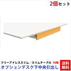 引き出し 引出し 2個セット 収納 書類 オレンジ デスクFAS10用 テーブルSMT10用 家具のAKIRA