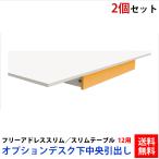 引き出し 引出し 2個セット 収納 書類 オレンジ デスクFAS12用 テーブルSMT12用 家具のAKIRA