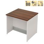  мебель. AKIRA low счетчик прием счетчик steel счетчик Brown ширина 80cm глубина 70cm высота 72cm прием контактный покупатель офис LCS-0870-DB