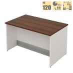 家具のAKIRA ローカウンター 受付カウンター スチールカウンター ブラウン 幅120cm 奥行70cm 高さ72cm 受付 接客 オフィス LCS-1270-DB