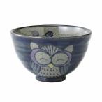波佐見焼 手描ふくろう(青)【茶碗】