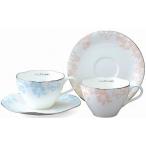 NARUMI（ナルミ）ジルスチュアート(JILL STUART) フラワー ティーコーヒー兼用カップ&ソーサーセット(アソート)