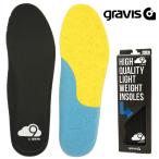 gravis グラビス メンズ INSOLE 高衝撃吸収性 クラウド9レベル2フットベッド　インソール 中敷き BLACK　靴 C9Lv2