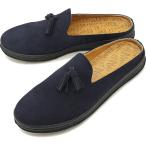 マネブ MANEBU メンズ プラン スリッパ スエード PRAN SLIPPER SUEDE カジュアルシューズ クロッグサンダル 靴 NAVY ネイビー系  MNB-024S SS19