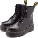 ドクターマーチン Dr.Martens 8ホールブーツ ジェードン サイドジップ付き JADON 8 EYE BOOT 厚底 ハイカットカット BLACK ブラック系 15265001