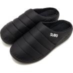 スブ SUBU 冬サンダル SUBU FW21 メンズ・レディース 外履き・室内履き ルームシューズ 中綿スリッパ BLACK ブラック系