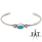 ファーストアメリカントレーダーズ FIRST AMERICAN TRADERS バングル ターコイズ シルバーブレスレット TURQUOISE SILVER BLACELET BLACELET-A SS21 シルバー系