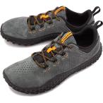 ショッピングスエード メレル MERRELL メンズ ラプトゥ M WRAPT J036009 FW21 スエード ベアフット スニーカー トレイル アウトドア GRANITE グレー系