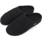 ハフリンガー HAFLINGER ルームシューズ クヌート Knut H61109113 FW21 メンズ・レディース スリッパ 室内履き 保温吸湿 ウールフェルト BLACK 黒 ブラック系