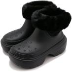 クロックス crocs レディース ストンプ ラインド ブーツ 208718-001 FW23 STOMP LINED BOOT 厚底 ウィンターブーツ BLACK