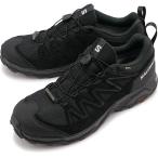 サロモン SALOMON メンズ トレイルランニングシューズ ゴアテックス L47182300 FW23 X WARD LEATHER GTX 防水 Black Black Black 黒 ブラック系 正規取扱店