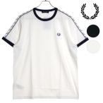 フレッドペリー FRED PERRY メンズ テープド リンガー Tシャツ M4620 SS24 TAPED RINGER T-SHIRT トップス 半袖 クルーネック