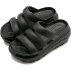 クロックス crocs レディース サンダル メガクラッシュ トリプルストラップ 209842-001 SS24 Mega Crush Triple Strap 厚底 スライドサンダル Black