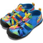 キーン KEEN サンダル ビッグキッズ シーキャンプツー シーエヌエックス 1025152 SS24 KIDS Youth SEACAMP II CNX ユース 子供靴 VIVID-BLUE ORIGINAL-TIE-DYE