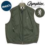 ジムフレックス Gymphlex ジップベスト GY-A0558-WPR FW24 ZIP VEST メンズ ライトアウター インナーベスト アウトドア LT.OLIVE 正規取扱店