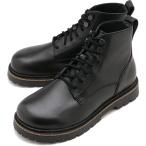 ビルケンシュトック BIRKENSTOCK ブーツ ハイウッド レース ミッド 1028223 HIGHWOOD LACE MID M メンズ レースアップ BLACK | NATURAL-LEATHER 正規取扱店