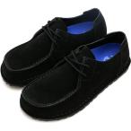 ビルケンシュトック BIRKENSTOCK モカシン ウッティ レース 1028740 FW24 UTTI LACE レディース コンフォートシューズ デッキシューズ BLACK | SUEDE-LEATHER