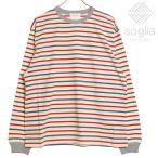 ソリア Soglia オープンエンド ロングスリーブTシャツ FW24 Open End Long Sleeve T メンズ・レディース トップス 長袖 日本製 生成りborder 正規取扱店