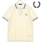 フレッドペリー FRED PERRY ポロシャツ ツインティップドフレッドペリーシャツ M3600-Y24 SS25 TWIN TIPPED FRED PERRY SHIRT ECRU TENNIS-BLUE 正規取扱店