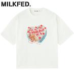 ミルクフェド MILKFED. アニバーサリーケーキ ワイドショートスリーブTシャツ 103252011011 SU25 ANNIVERSARY CAKE WIDE S S TEE 30周年記念 WHITE 正規取扱店