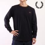 ショッピングフレッドペリー フレッドペリー FRED PERRY ロングスリーブ ツインティップドTシャツ M9602-184 FW25 LS TWIN TIPPED T-SHIRT メンズ トップス BLACK 正規取扱店
