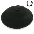 ショッピングフレッドペリー フレッドペリー FRED PERRY ベレー HW7646-220 FW25 BERET メンズ・レディース 帽子 ベレー帽 ウール BLACK 正規取扱店