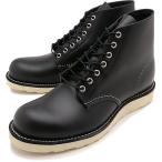 返品送料無料 レッドウィング REDWING 6インチ クラシックラウンド 8165 FW25 6-INCH CLASSIC ROUND メンズ Dワイズ ブラック・クローム 正規取扱店