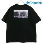 コロンビア Columbia メンズ ミラーズクレストグラフィックショートスリーブティー PM0795-010 SS24 ポケットTee クルーネック UVカット 吸湿速乾機能 Black